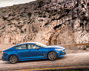 Kia Stinger blue dynamic  (36)